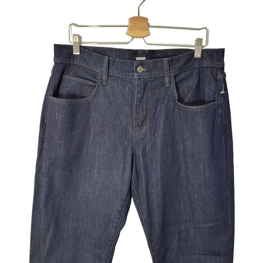 Hudson Men's Jeans Blake Slim Straight Size 34 Color Dark Blue - Picture 4 of 9